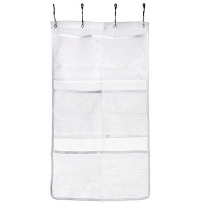 Mrežasta viseća torba za kupaonicu s kukicom za tikve Dizajnirana viseća torba za kadu sa šest džepova