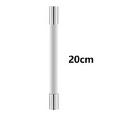 20/30cm dušas piederumi Rokas dušas šļūtenes uzgaļa jaucējkrāns 360° rotējošs misiņa savienotājs Silikona pretaizsalšanas jaucējkrāna pagarinātājs