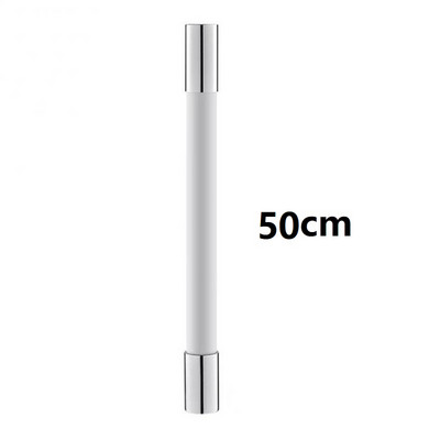20/30cm dušas piederumi Rokas dušas šļūtenes uzgaļa jaucējkrāns 360° rotējošs misiņa savienotājs Silikona pretaizsalšanas jaucējkrāna pagarinātājs