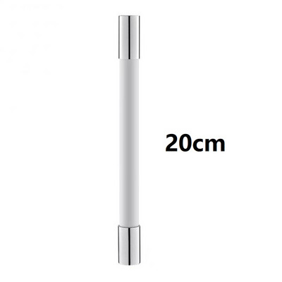 20/30cm dušas piederumi Rokas dušas šļūtenes uzgaļa jaucējkrāns 360° rotējošs misiņa savienotājs Silikona pretaizsalšanas jaucējkrāna pagarinātājs