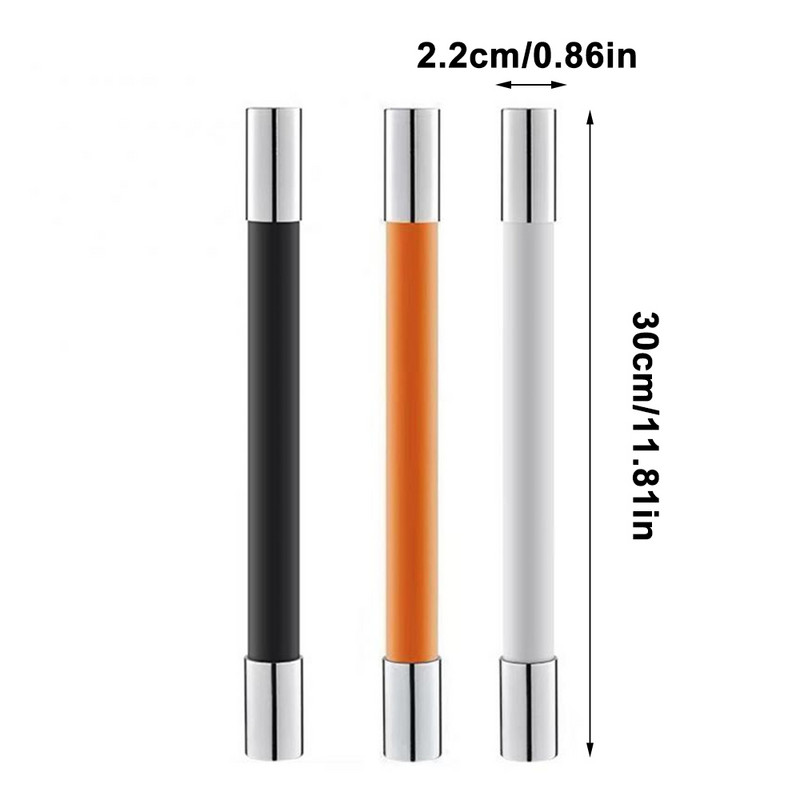 20/30cm dušas piederumi Rokas dušas šļūtenes uzgaļa jaucējkrāns 360° rotējošs misiņa savienotājs Silikona pretaizsalšanas jaucējkrāna pagarinātājs