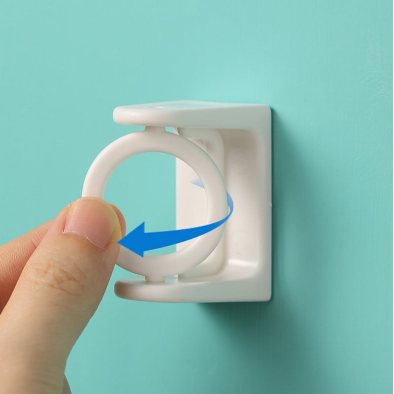 Podesivi samoljepljivi držač za zavjese, zakretne za 360 stupnjeva, zidne zavjese za kućnu kupaonicu i hotel