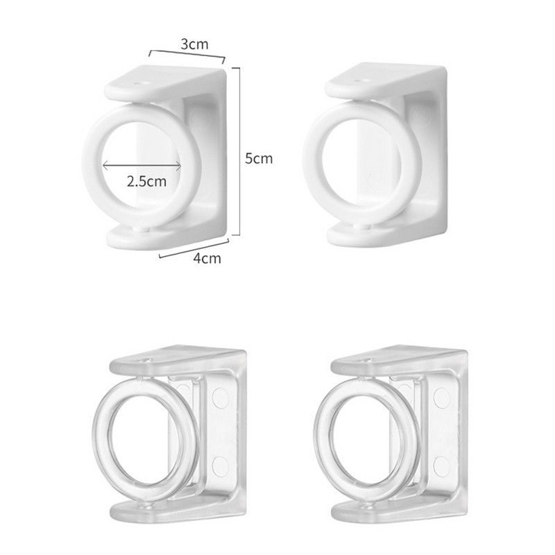 Podesivi samoljepljivi držač za zavjese, zakretne za 360 stupnjeva, zidne zavjese za kućnu kupaonicu i hotel