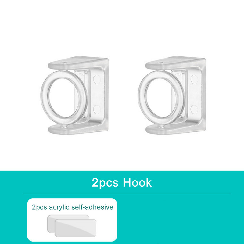 Podesivi samoljepljivi držač za zavjese, zakretne za 360 stupnjeva, zidne zavjese za kućnu kupaonicu i hotel