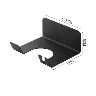 Samoljepljiva polica za sušilo za kosu Zidna kupaonica Sušilo za kosu Puhalo zraka Držač stalka za pohranu Potrepštine za organizatore od nehrđajućeg čelika