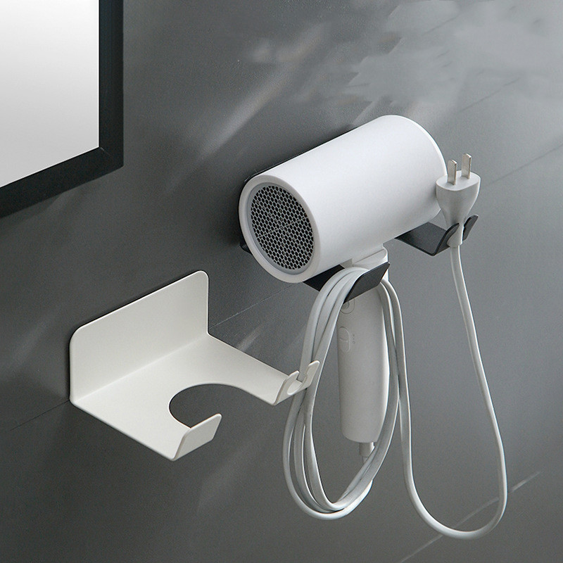 Samoljepljiva polica za sušilo za kosu Zidna kupaonica Sušilo za kosu Puhalo zraka Držač stalka za pohranu Potrepštine za organizatore od nehrđajućeg čelika