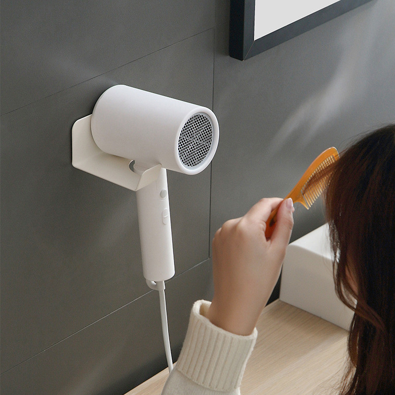 Samoljepljiva polica za sušilo za kosu Zidna kupaonica Sušilo za kosu Puhalo zraka Držač stalka za pohranu Potrepštine za organizatore od nehrđajućeg čelika