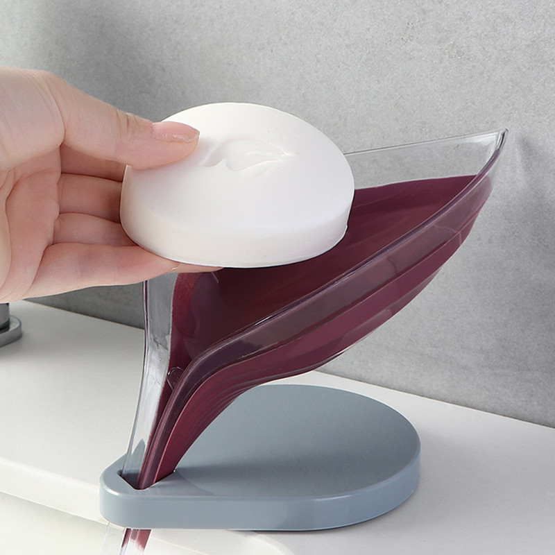 Kutija za sapun u obliku lista Vakumska čašica Držač sapuna Kutija za pohranu posuđa Odvod za tuš Kutija za sapun za pranje rublja Polica Spužva Pladanj Kupaonski pribor