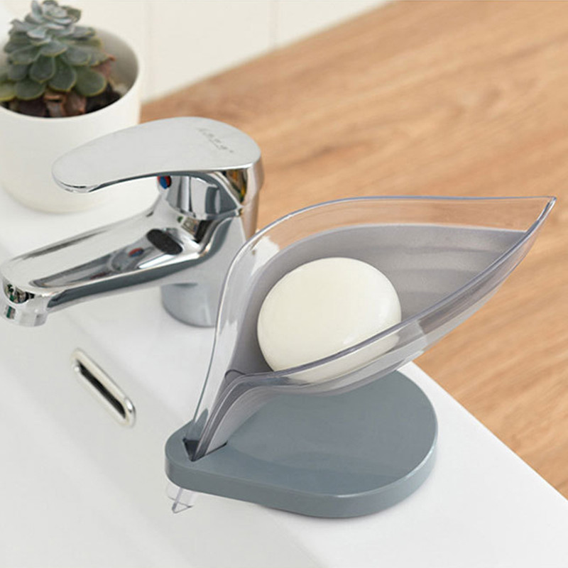 Kutija za sapun u obliku lista Vakumska čašica Držač sapuna Kutija za pohranu posuđa Odvod za tuš Kutija za sapun za pranje rublja Polica Spužva Pladanj Kupaonski pribor