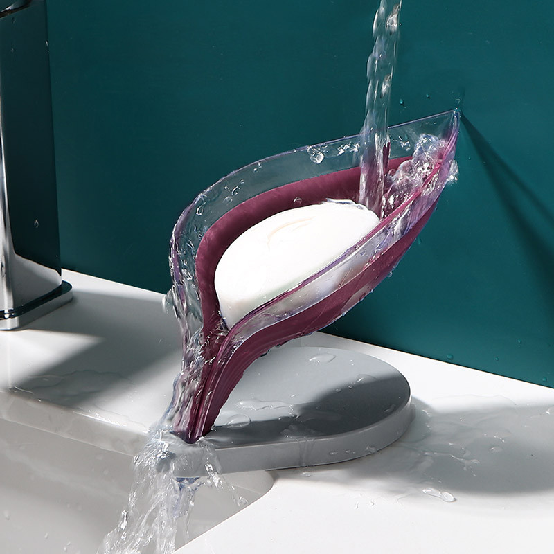 Kutija za sapun u obliku lista Vakumska čašica Držač sapuna Kutija za pohranu posuđa Odvod za tuš Kutija za sapun za pranje rublja Polica Spužva Pladanj Kupaonski pribor