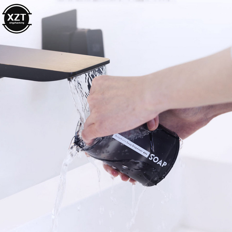 Dozator pjene za sapun USB Punjivi dozatori tekućeg sapuna od 320 ml Digitalni zaslon Senzor Stroj za pjenu Kućna automatska perilica za ruke