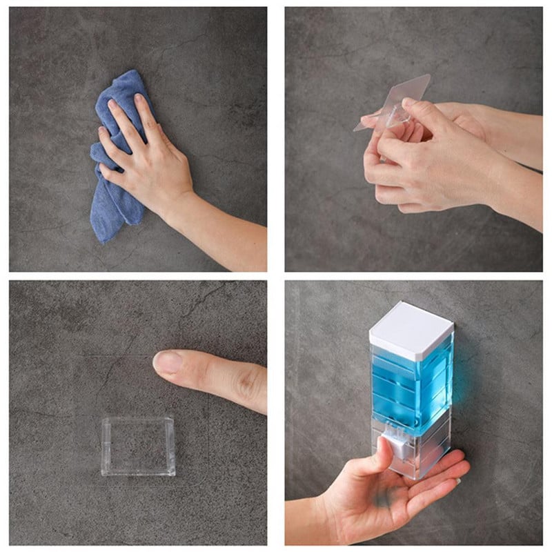 Ručni dozator sapuna od 250 ml Prozirna zidna bočica za dezinfekciju kupaonice, spremnik za šampon za gel za tuširanje