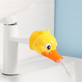 Συσκευή Υψηλής ελαστικότητας Δεξαμενή νερού Αξεσουάρ νιπτήρα μπάνιου Νέα βρύση Animal Baucet Cartoon Baucet Anti-splash Nozzle Lovely Whale Faucet