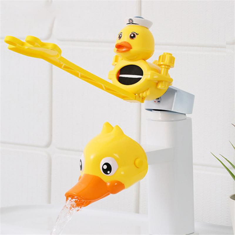 Ierīce Augsta elastīga ūdens tvertne Vannas istabas izlietnes piederumi Jauns Dzīvnieku jaucējkrāns Karikatūras jaucējkrāns Pretšļakatu sprausla Jauki vaļu jaucējkrāns