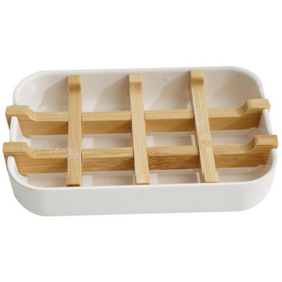 Posuda za sapun Bambusova posuda za sapun koja se sama iscjeđuje Posuda za sapun Kupaonica Kupaonica Kuhinja Kada Bar Sudoper Bijelo i crno