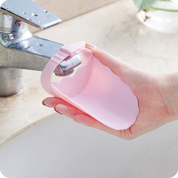 Удължители за домакински кранове Канал за водач на кран, удължено устройство за миене на ръце за деца, помощ за миене на ръце от чешмяна вода, мивка