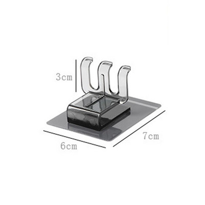1/2 komada Kuka Samoljepljivi držač četkice za zube Stalak za pohranu paste za zube Brijač Dozator četkice za zube Dodaci za kupaonski organizator