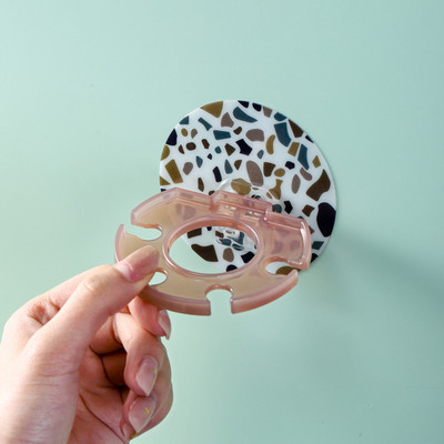 1/2 komada Kuka Samoljepljivi držač četkice za zube Stalak za pohranu paste za zube Brijač Dozator četkice za zube Dodaci za kupaonski organizator