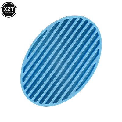 Krāsaini silikona elastīgi ziepju trauku turētājs vannas istabas daudzfunkcionāls ziepju kastes paliktnis dušas sūklis plaukts notekas neslīdoša uzglabāšana