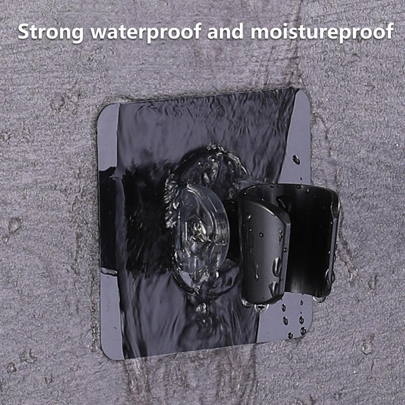 Izvrstan stalak za ruke za tuš, samoljepljivi, dobra nosivost, praktičan nosač za ruke za glavu tuša, stalak za pohranu, gadget