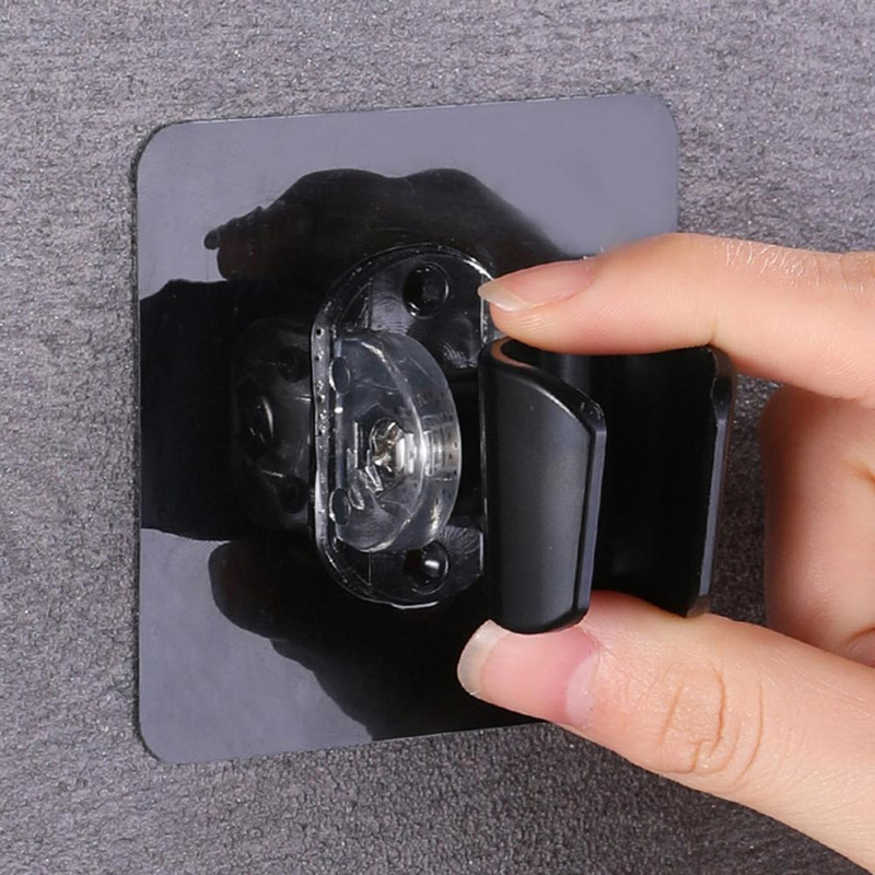 Izvrstan stalak za ruke za tuš, samoljepljivi, dobra nosivost, praktičan nosač za ruke za glavu tuša, stalak za pohranu, gadget