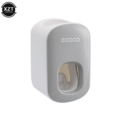 Automātiskais zobu pastas dozators pie sienas stiprināms vannas istabas ūdensnecaurlaidīgas zobu pastas spiedes zobu birste Holde vannas istabas piederumi