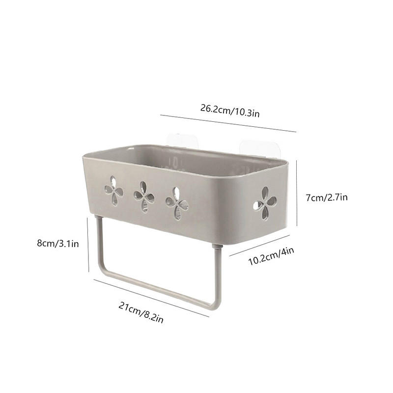 Kuhinja Kupaonica Organizator Zidni stalak za pohranu Ljepljiva polica za tuš Košara Držač za pohranu toaletnih potrepština