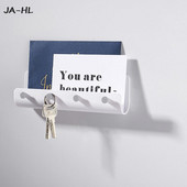 Sienas āķis Creative Virtuves Vannas istaba 1PC Pakaramais Āķis Mājas Organizatora aksesuārs Mūsdienīgam Mājas Līmējamiem āķiem Atslēgu turētājam