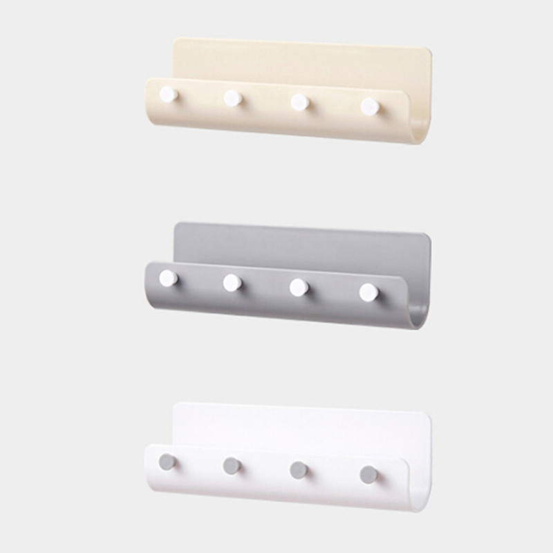 Sienas āķis Creative Virtuves Vannas istaba 1PC Pakaramais Āķis Mājas Organizatora aksesuārs Mūsdienīgam Mājas Līmējamiem āķiem Atslēgu turētājam