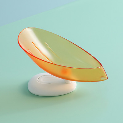 Piesūceknis Ziepju trauks Vannas istabas ziepju turētājs Lapas formas Ziepju kastīte Drenāžas ziepju paliktnis dušai Vannas istabas piederumi