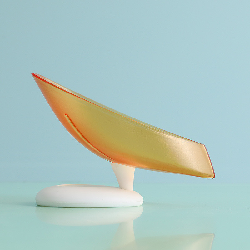 Piesūceknis Ziepju trauks Vannas istabas ziepju turētājs Lapas formas Ziepju kastīte Drenāžas ziepju paliktnis dušai Vannas istabas piederumi