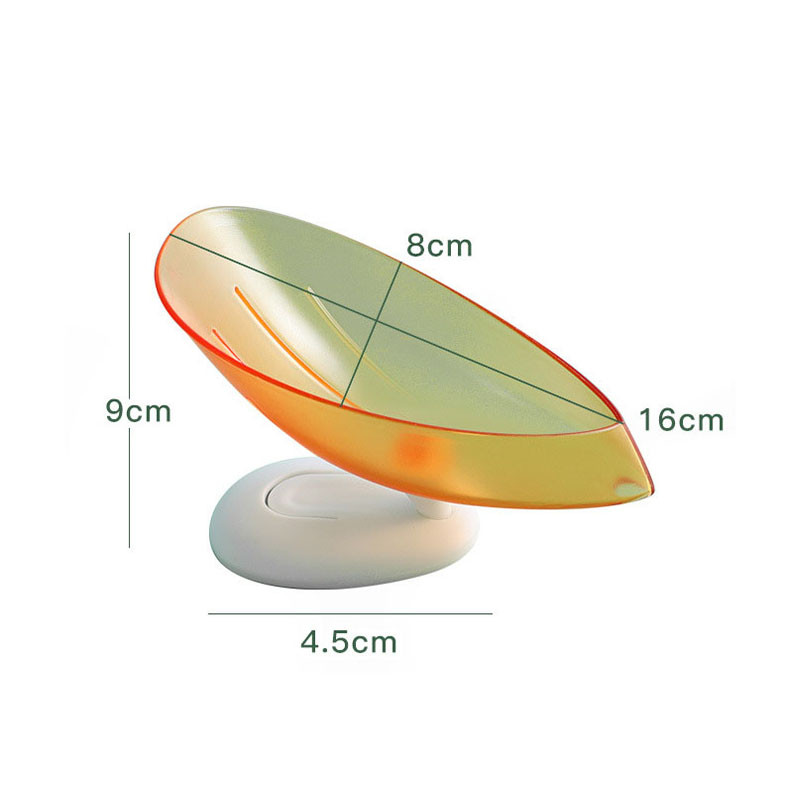 Piesūceknis Ziepju trauks Vannas istabas ziepju turētājs Lapas formas Ziepju kastīte Drenāžas ziepju paliktnis dušai Vannas istabas piederumi