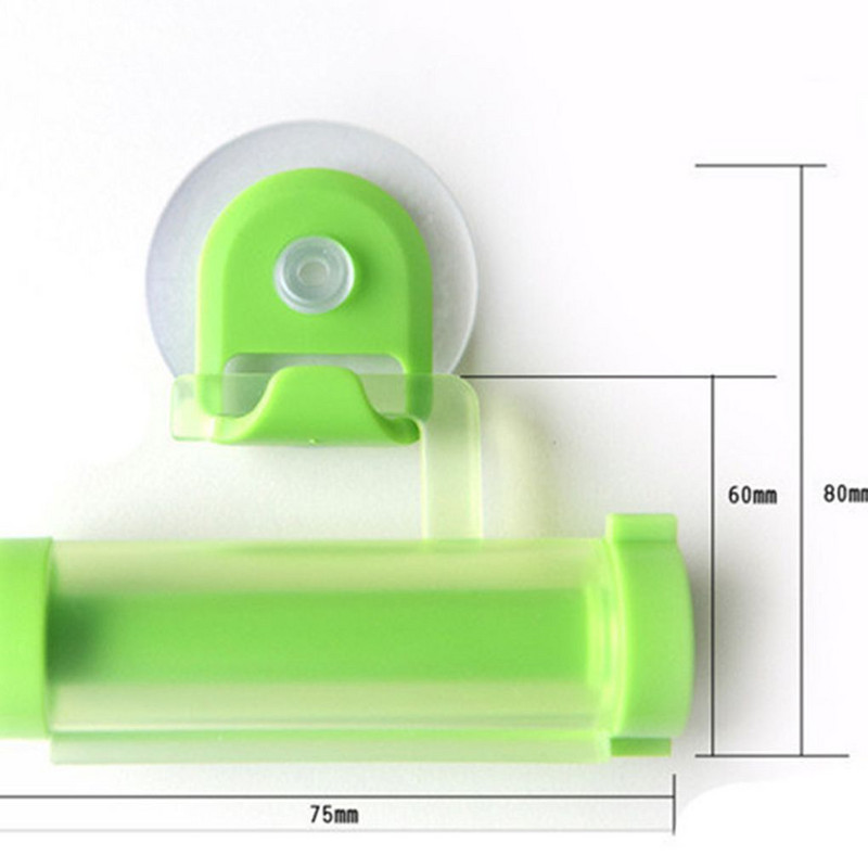 Dantų pastos tūbelės dozatoriaus čiulptuko laikiklio vadovas Daugkartinio naudojimo kosmetikos valcavimo spaustukas Buitinis viešbutis Vonios kambarys Atsitiktinė spalva