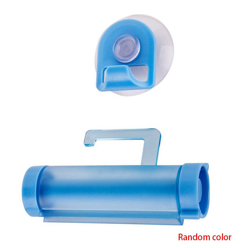 Dantų pastos tūbelės dozatoriaus čiulptuko laikiklio vadovas Daugkartinio naudojimo kosmetikos valcavimo spaustukas Buitinis viešbutis Vonios kambarys Atsitiktinė spalva