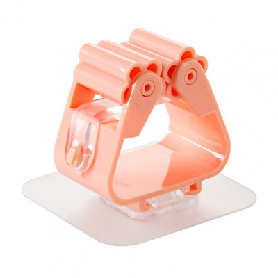 Pakaramais papildu ietilpība, plastmasas slotas mopu turētāja organizators vannas istabai