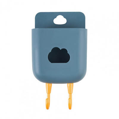 Kutija za pohranu, zidni, odvojivi držač za telefon, rupa za vješanje, plastični stalak za daljinski upravljač, organizator s dvije kuke za dom