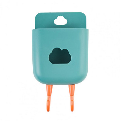 Kutija za pohranu, zidni, odvojivi držač za telefon, rupa za vješanje, plastični stalak za daljinski upravljač, organizator s dvije kuke za dom