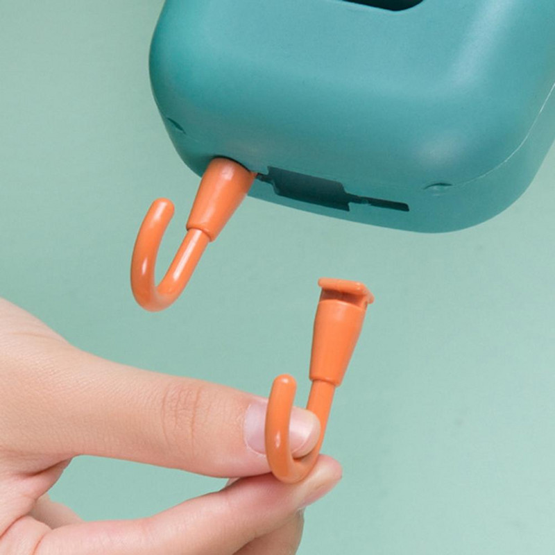 Kutija za pohranu, zidni, odvojivi držač za telefon, rupa za vješanje, plastični stalak za daljinski upravljač, organizator s dvije kuke za dom