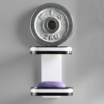 Кутия за сапун, перфорирана вендуза, монтирана на стена, еднослойна и двуслойна дренажна дозатор за сапун, домакинска тоалетна, поставка за сапун за баня
