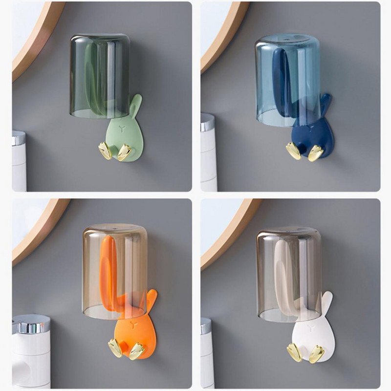 Kućni proizvod koji ne ispušta 1 set izdržljive plastične police za čaše za ispiranje usta