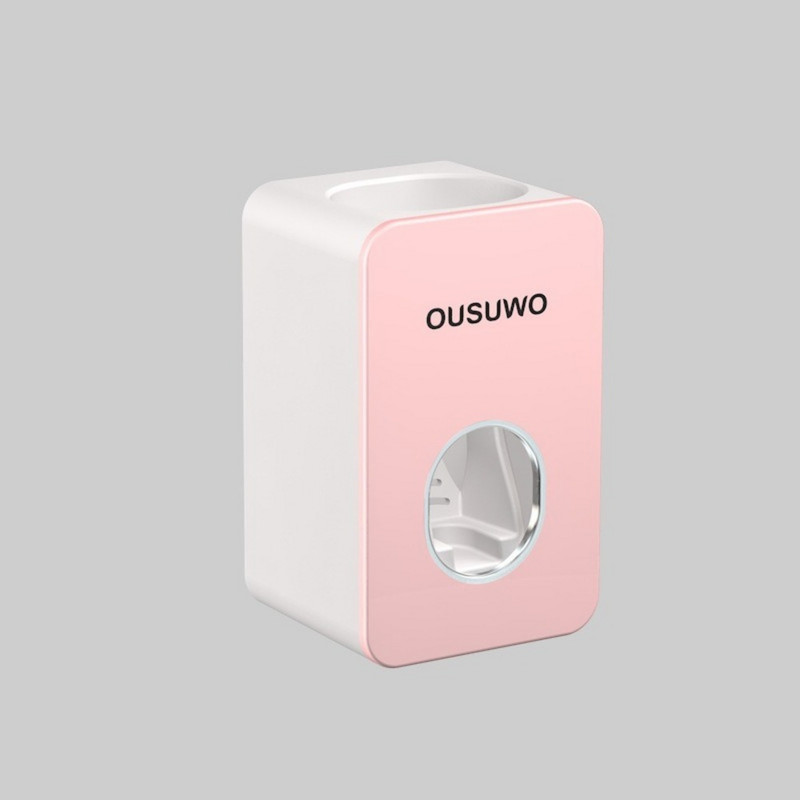 Cjedilo za pastu za zube Viseći na zid, besplatno probijanje, lijeni dozator, automatski, u 4 boje, bez bušenja