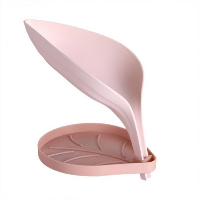 Držač sapuna za kupaonicu Neklizajući odvod Kutija za sapun Posuda Prijenosni plastični pladanj za spužvu Kutija za sapun u obliku lista Pribor za kupanje