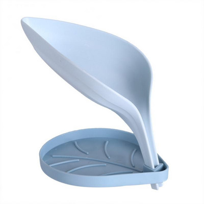 Držač sapuna za kupaonicu Neklizajući odvod Kutija za sapun Posuda Prijenosni plastični pladanj za spužvu Kutija za sapun u obliku lista Pribor za kupanje