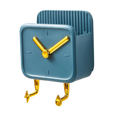 Sienas turētājs Tālruņa organizators Pie sienas stiprināms plaša lietojuma pulksteņa dizains Jauki daudzfunkcionāli guļamistabai