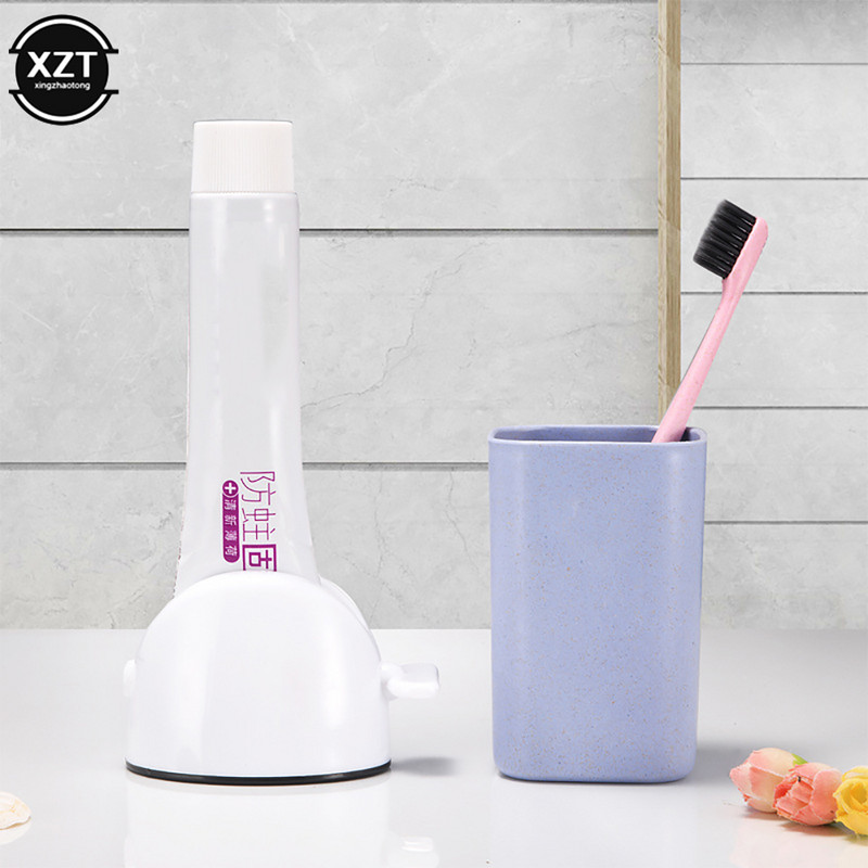 Rolling Tube zobu pastas spiedes sejas tīrīšanas līdzekļa dozators Sākums Vannas istabas piederumi Ērts zobu pastas spiedes dozators