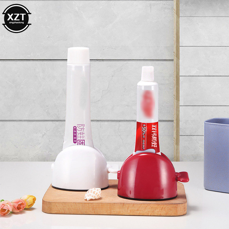 Rolling Tube zobu pastas spiedes sejas tīrīšanas līdzekļa dozators Sākums Vannas istabas piederumi Ērts zobu pastas spiedes dozators