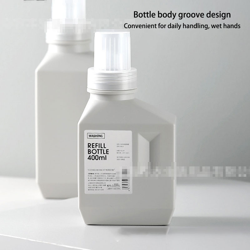 Бутилка за многократно пълнене с течност за пране Дозатор за перилен препарат с голям капацитет