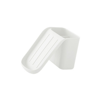 Radošs drenāžas ziepju turētājs ziepju uzglabāšanas kaste Vannas istabas plaukts ziepju kaste Spēcīga un bezšuvju ziepju turētājs bez perforācijas