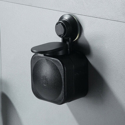 Vannas istabas piesūceknis šķidro ziepju dozators pie sienas stiprināms ūdensnecaurlaidīgs ziepju kastīte plastmasas prese Pārnēsājami vietu taupoši vannas piederumi YJ