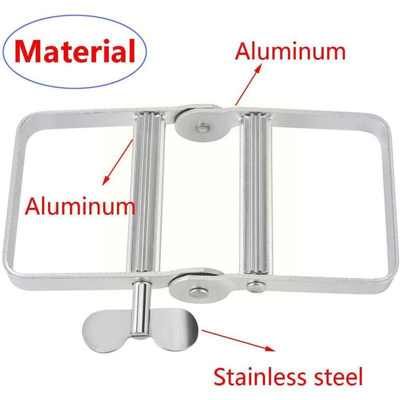 Nova srebrna aluminijska ručna tuba za cijeđenje, dozator paste za zube, tuba za bojanje, kućna krema za cijeđenje kose, alat za cijeđenje C3j1